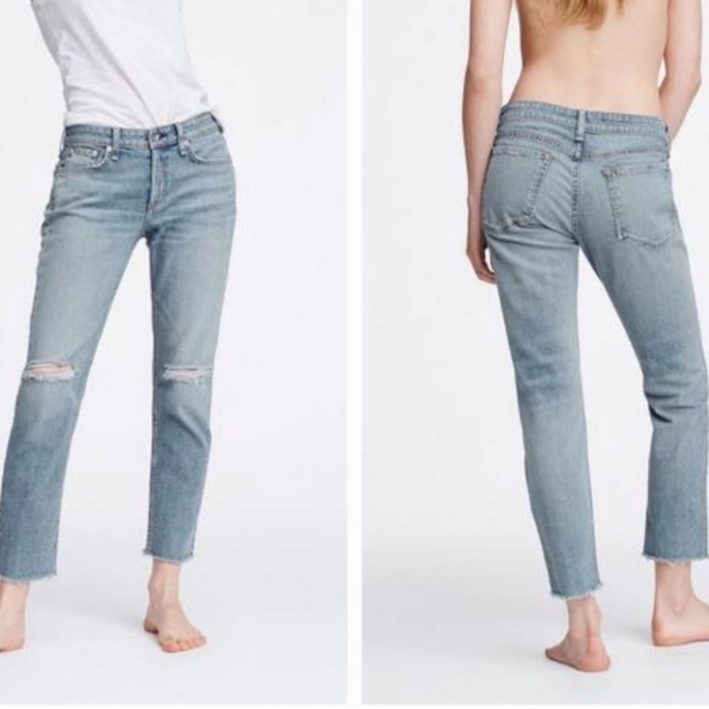 Rag&Bone super soft jeans low rise boyfriend Dre Alyssa NWT SZ26 - Picture 4 of 11